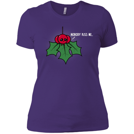 T-Shirts Purple Rush/ / X-Small Nobody Kiss Me Women's Premium T-Shirt