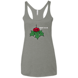T-Shirts Venetian Grey / X-Small Nobody Kiss Me Women's Triblend Racerback Tank