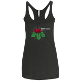 T-Shirts Vintage Black / X-Small Nobody Kiss Me Women's Triblend Racerback Tank