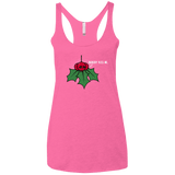 T-Shirts Vintage Pink / X-Small Nobody Kiss Me Women's Triblend Racerback Tank