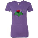 T-Shirts Purple Rush / S Nobody Kiss Me Women's Triblend T-Shirt