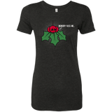 T-Shirts Vintage Black / S Nobody Kiss Me Women's Triblend T-Shirt