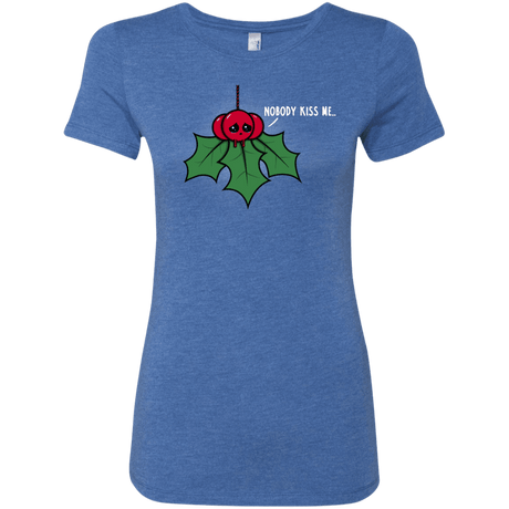 T-Shirts Vintage Royal / S Nobody Kiss Me Women's Triblend T-Shirt