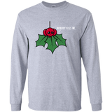 T-Shirts Sport Grey / YS Nobody Kiss Me Youth Long Sleeve T-Shirt