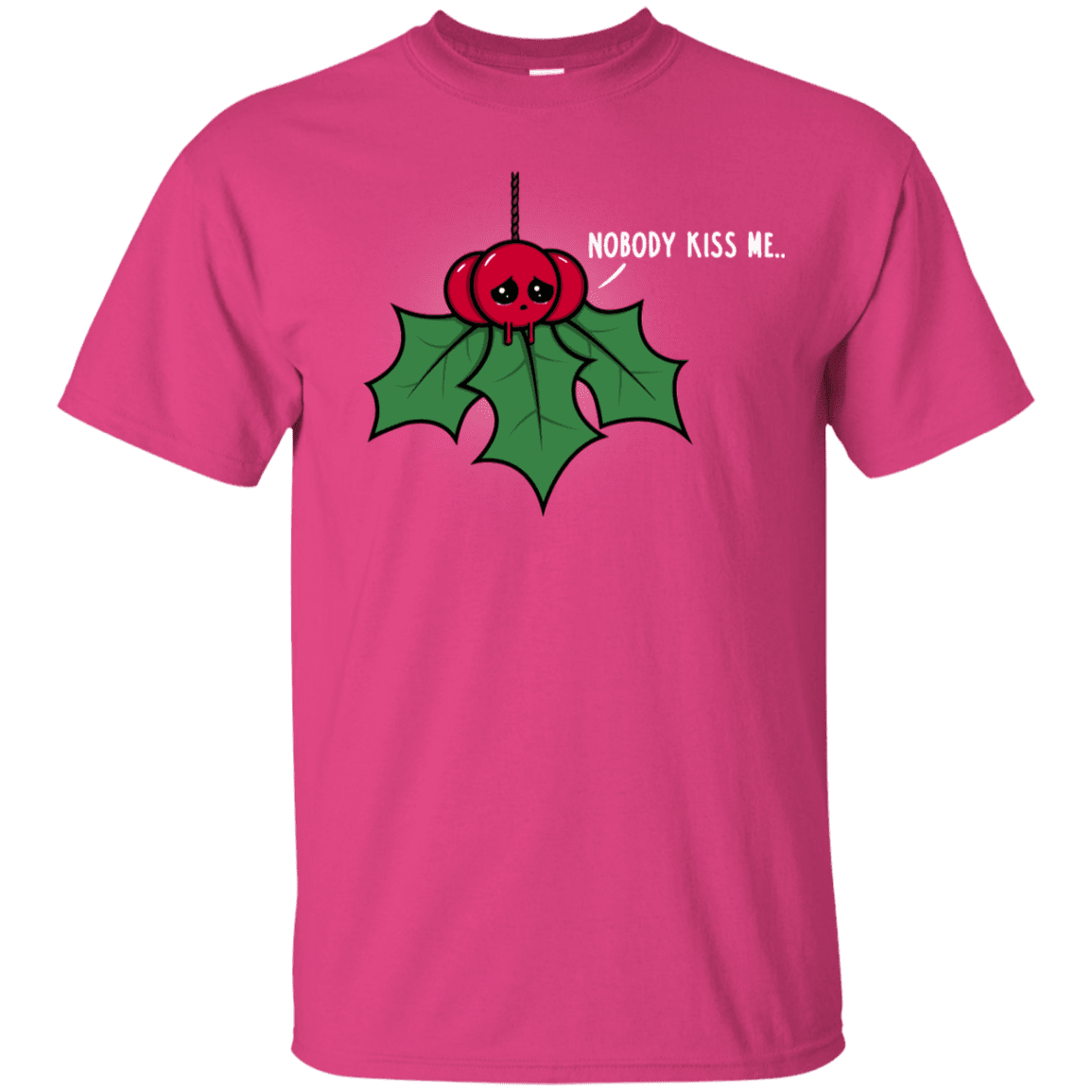 T-Shirts Heliconia / YXS Nobody Kiss Me Youth T-Shirt