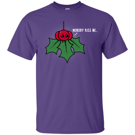 T-Shirts Purple / YXS Nobody Kiss Me Youth T-Shirt