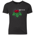 T-Shirts Vintage Black / YXS Nobody Kiss Me Youth Triblend T-Shirt
