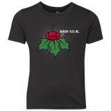T-Shirts Vintage Black / YXS Nobody Kiss Me Youth Triblend T-Shirt