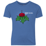 T-Shirts Vintage Royal / YXS Nobody Kiss Me Youth Triblend T-Shirt