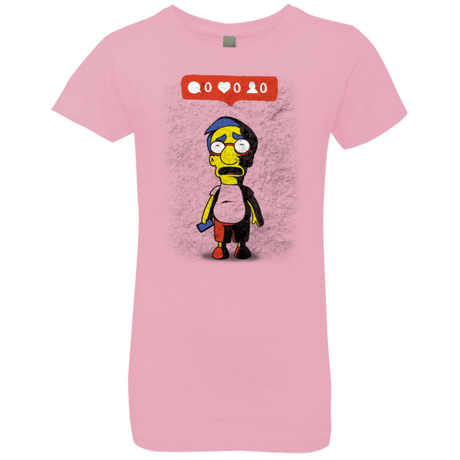 T-Shirts Light Pink / YXS Nobody Likes Him Girls Premium T-Shirt