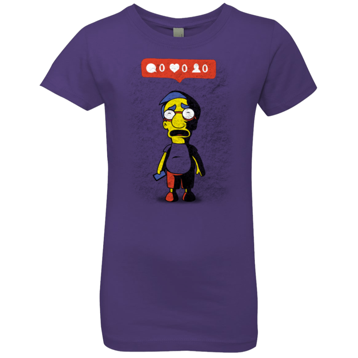 T-Shirts Purple Rush / YXS Nobody Likes Him Girls Premium T-Shirt