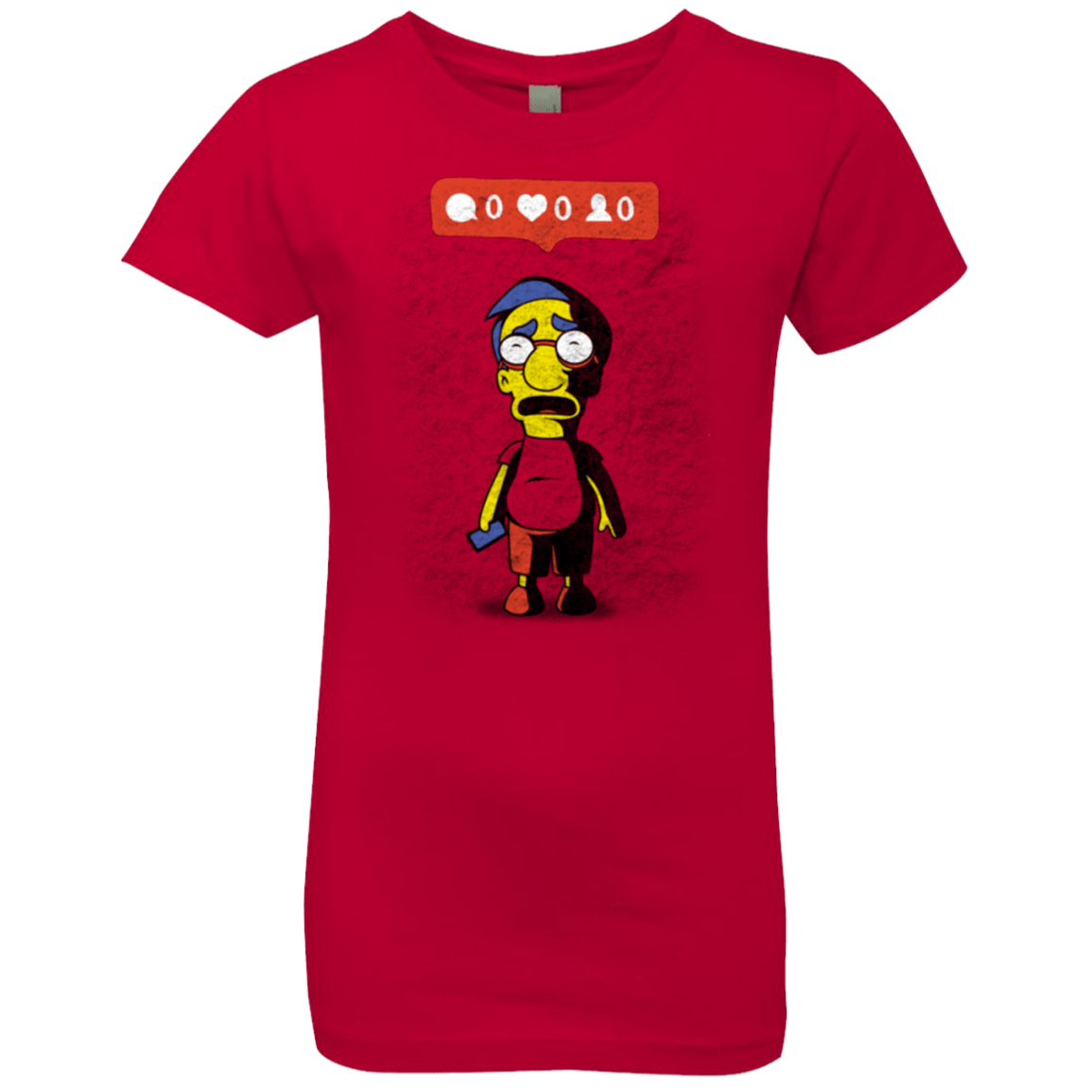 T-Shirts Red / YXS Nobody Likes Him Girls Premium T-Shirt