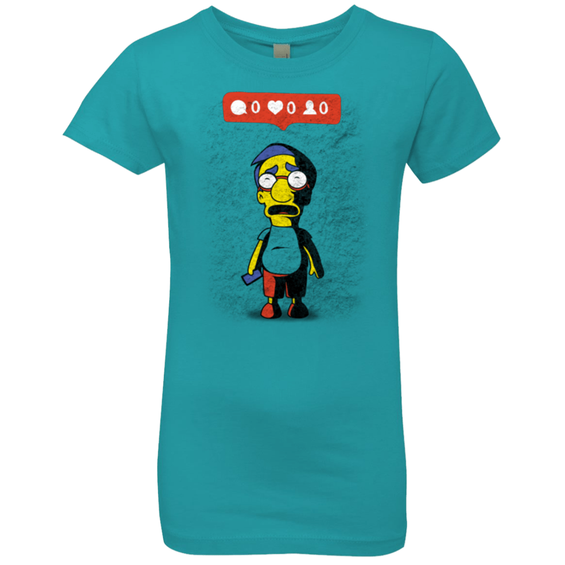 T-Shirts Tahiti Blue / YXS Nobody Likes Him Girls Premium T-Shirt