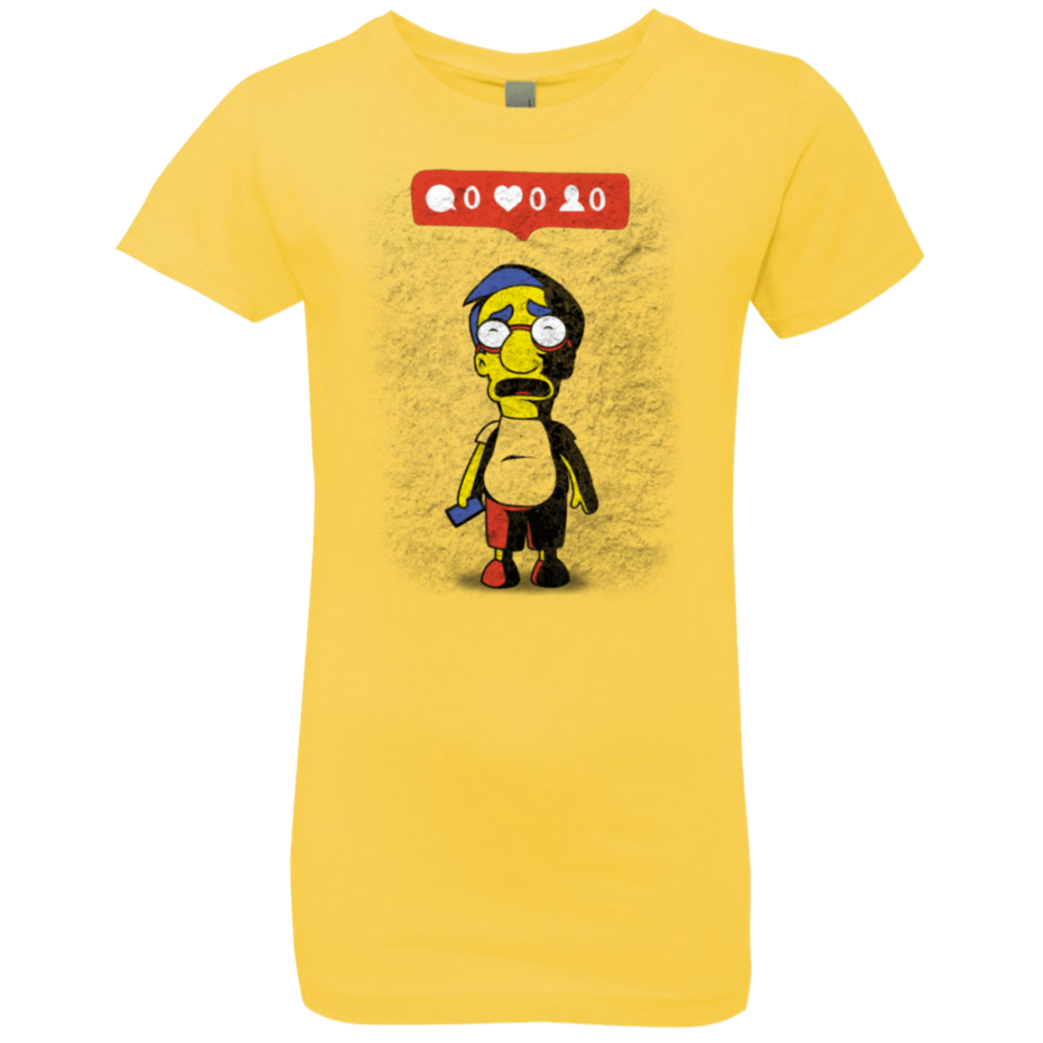 T-Shirts Vibrant Yellow / YXS Nobody Likes Him Girls Premium T-Shirt