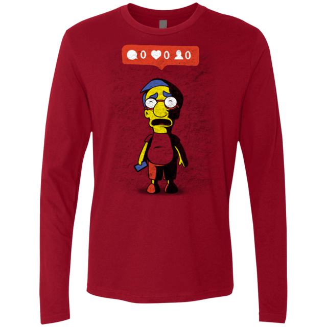 T-Shirts Cardinal / S Nobody Likes Him Men's Premium Long Sleeve