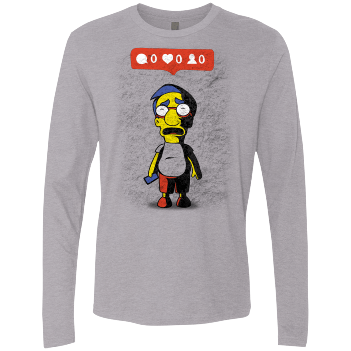 T-Shirts Heather Grey / S Nobody Likes Him Men's Premium Long Sleeve