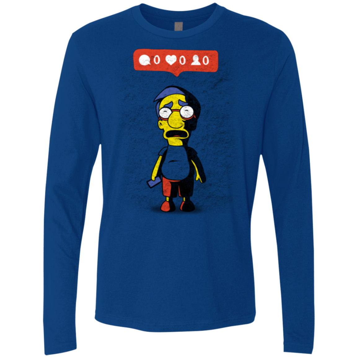 T-Shirts Royal / S Nobody Likes Him Men's Premium Long Sleeve