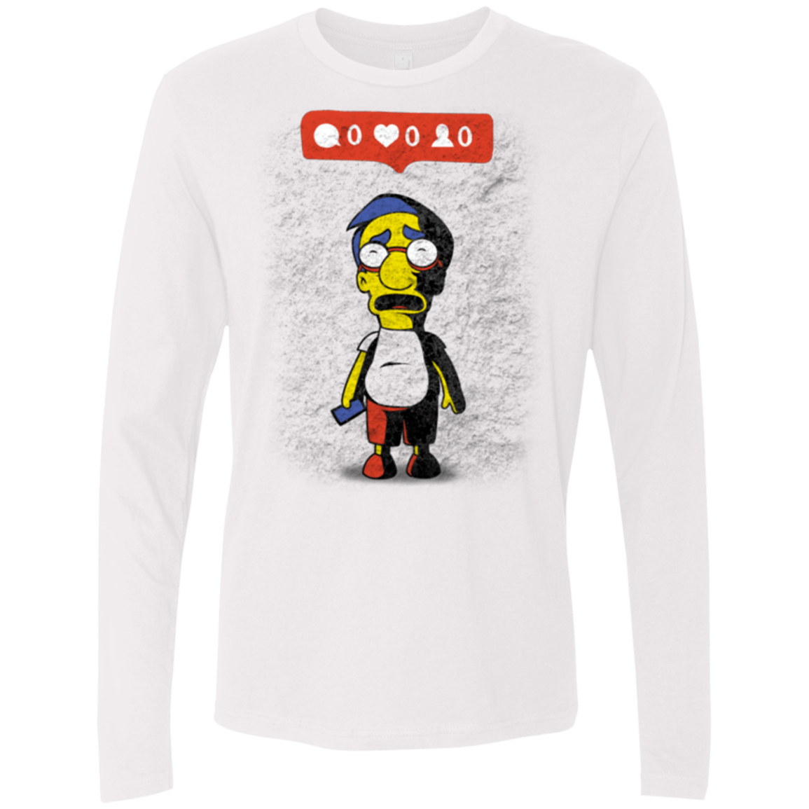 T-Shirts White / S Nobody Likes Him Men's Premium Long Sleeve