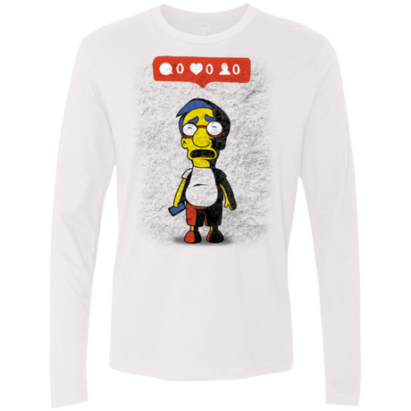 T-Shirts White / S Nobody Likes Him Men's Premium Long Sleeve