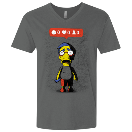 T-Shirts Heavy Metal / X-Small Nobody Likes Him Men's Premium V-Neck