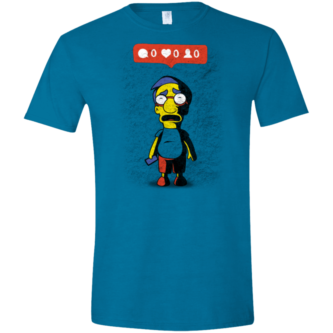 T-Shirts Antique Sapphire / S Nobody Likes Him Men's Semi-Fitted Softstyle