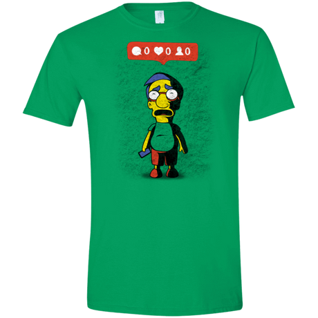 T-Shirts Irish Green / S Nobody Likes Him Men's Semi-Fitted Softstyle