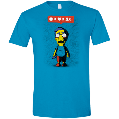 T-Shirts Sapphire / S Nobody Likes Him Men's Semi-Fitted Softstyle