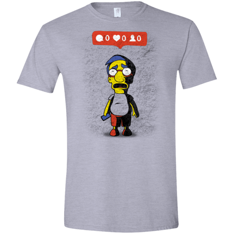 T-Shirts Sport Grey / X-Small Nobody Likes Him Men's Semi-Fitted Softstyle