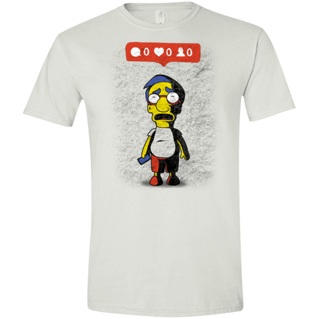 T-Shirts White / X-Small Nobody Likes Him Men's Semi-Fitted Softstyle