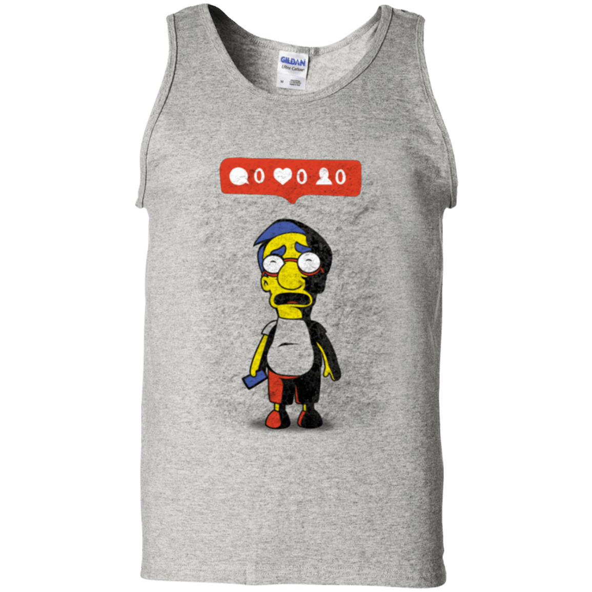 T-Shirts Ash / S Nobody Likes Him Men's Tank Top