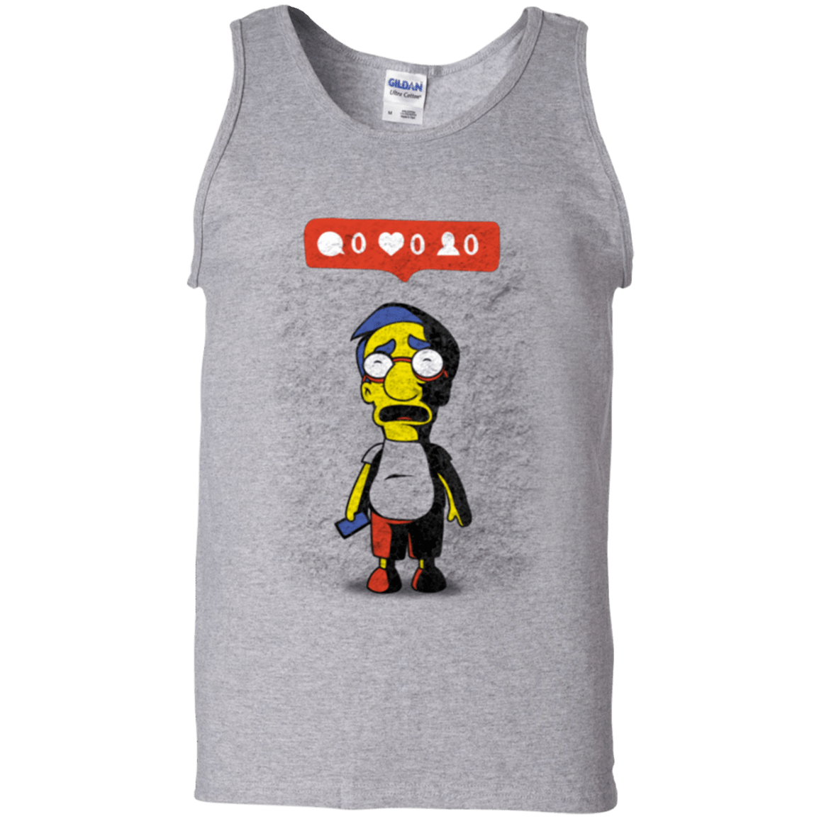 T-Shirts Sport Grey / S Nobody Likes Him Men's Tank Top