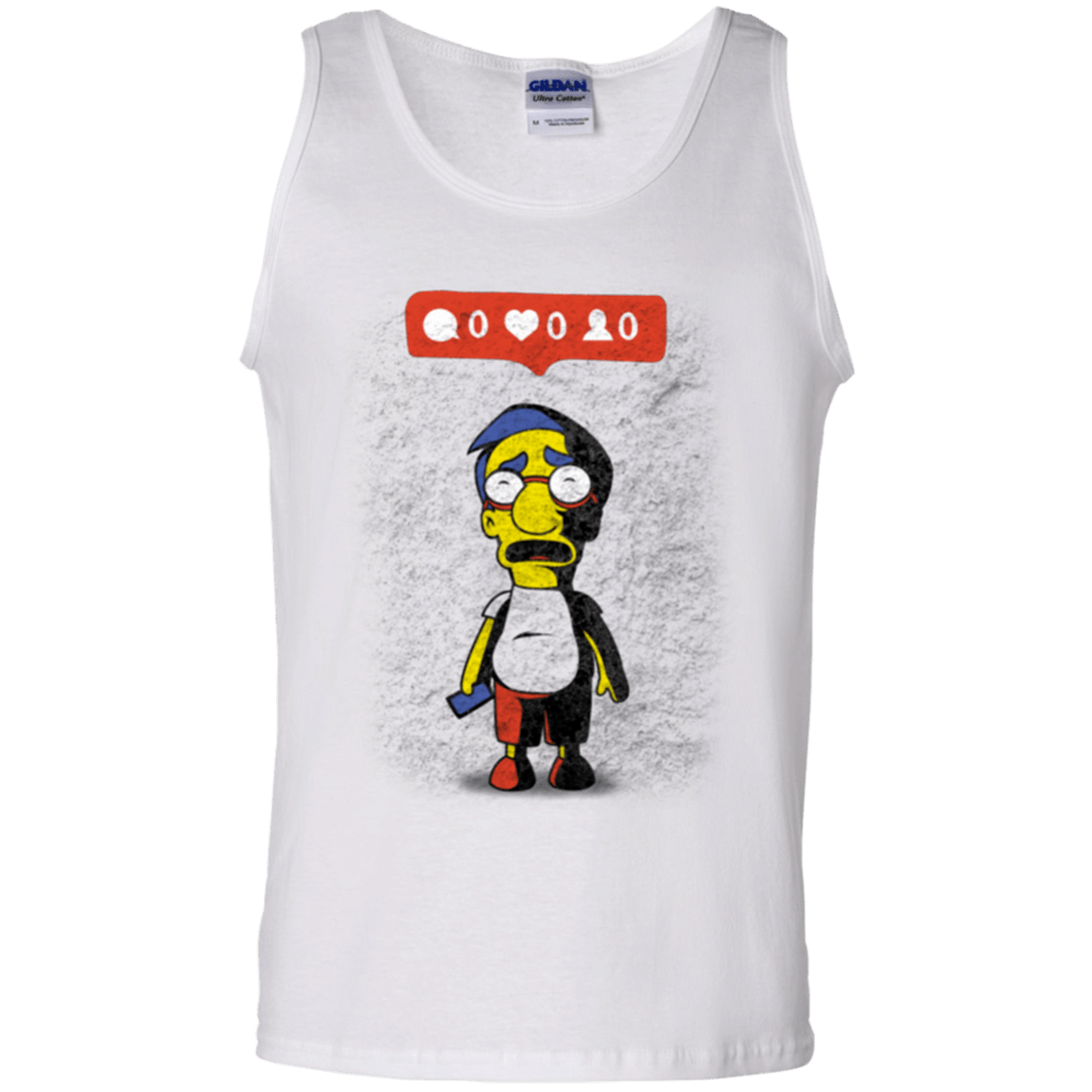 T-Shirts White / S Nobody Likes Him Men's Tank Top