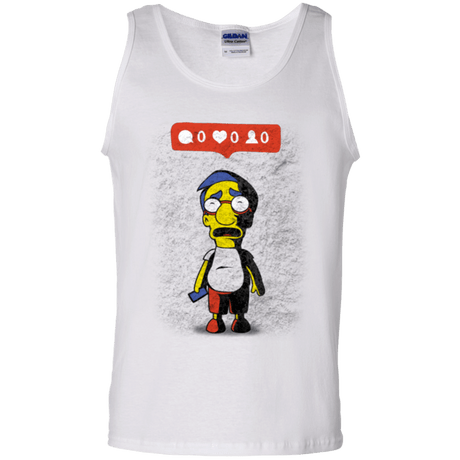 T-Shirts White / S Nobody Likes Him Men's Tank Top