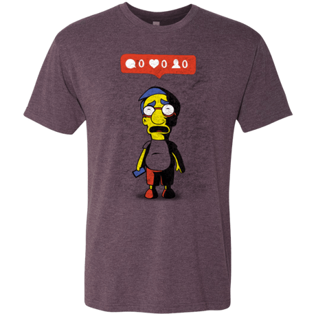 T-Shirts Vintage Purple / S Nobody Likes Him Men's Triblend T-Shirt