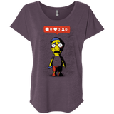 T-Shirts Vintage Purple / X-Small Nobody Likes Him Triblend Dolman Sleeve