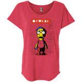 T-Shirts Vintage Red / X-Small Nobody Likes Him Triblend Dolman Sleeve