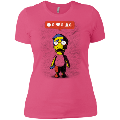 T-Shirts Hot Pink / X-Small Nobody Likes Him Women's Premium T-Shirt