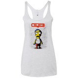 T-Shirts Heather White / X-Small Nobody Likes Him Women's Triblend Racerback Tank