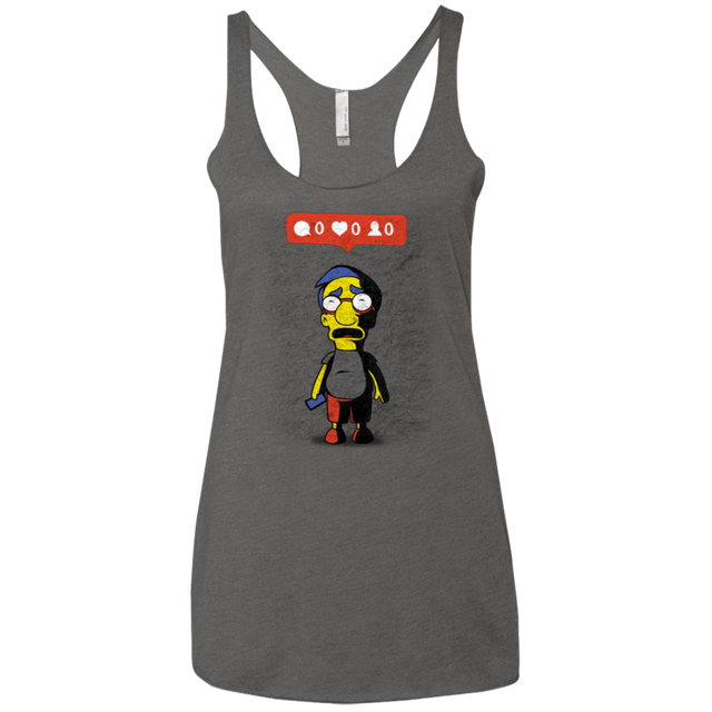 T-Shirts Premium Heather / X-Small Nobody Likes Him Women's Triblend Racerback Tank