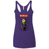 T-Shirts Purple Rush / X-Small Nobody Likes Him Women's Triblend Racerback Tank