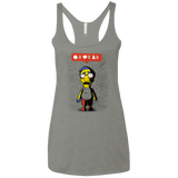 T-Shirts Venetian Grey / X-Small Nobody Likes Him Women's Triblend Racerback Tank