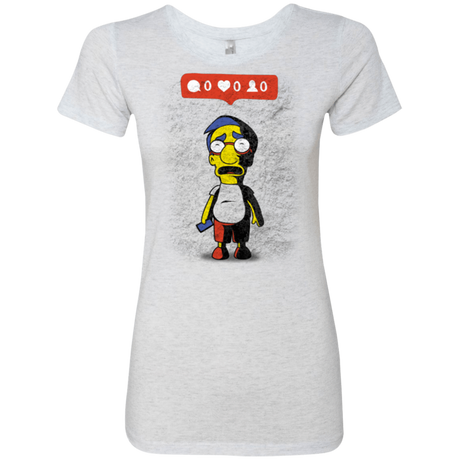 T-Shirts Heather White / S Nobody Likes Him Women's Triblend T-Shirt