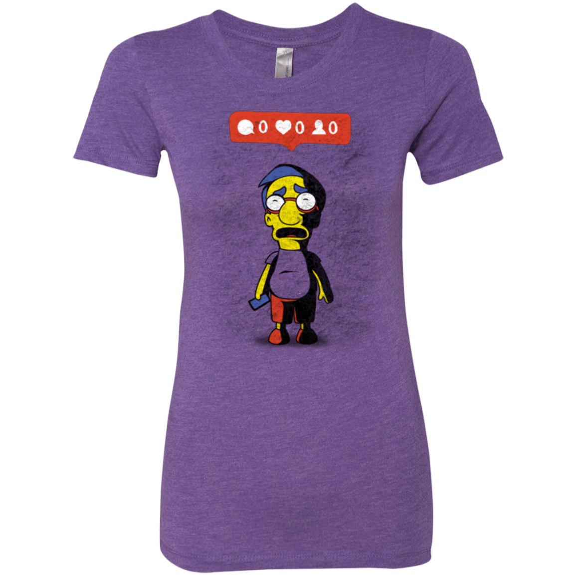 T-Shirts Purple Rush / S Nobody Likes Him Women's Triblend T-Shirt