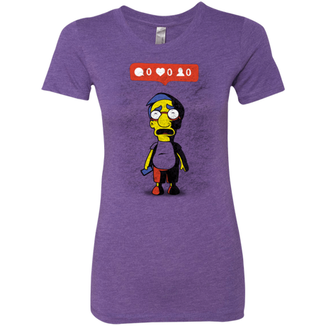 T-Shirts Purple Rush / S Nobody Likes Him Women's Triblend T-Shirt