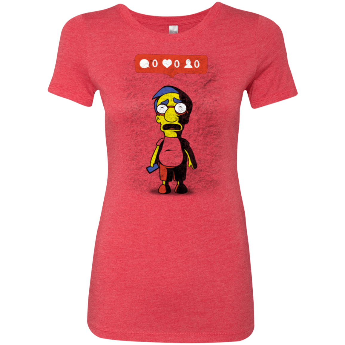 T-Shirts Vintage Red / S Nobody Likes Him Women's Triblend T-Shirt