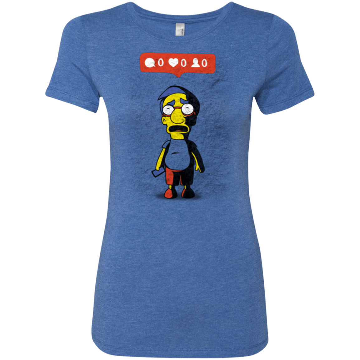 T-Shirts Vintage Royal / S Nobody Likes Him Women's Triblend T-Shirt