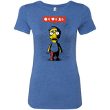 T-Shirts Vintage Royal / S Nobody Likes Him Women's Triblend T-Shirt