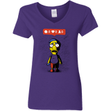 T-Shirts Purple / S Nobody Likes Him Women's V-Neck T-Shirt