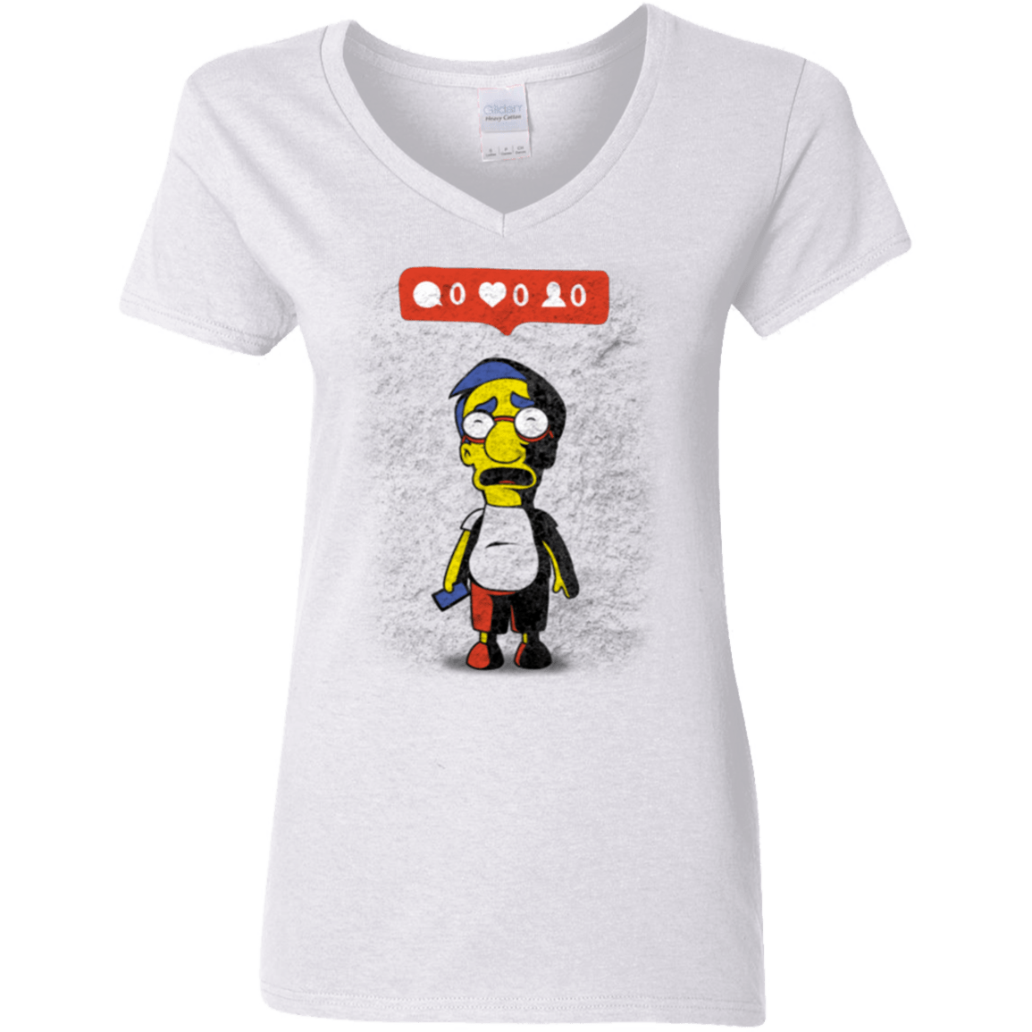 T-Shirts White / S Nobody Likes Him Women's V-Neck T-Shirt