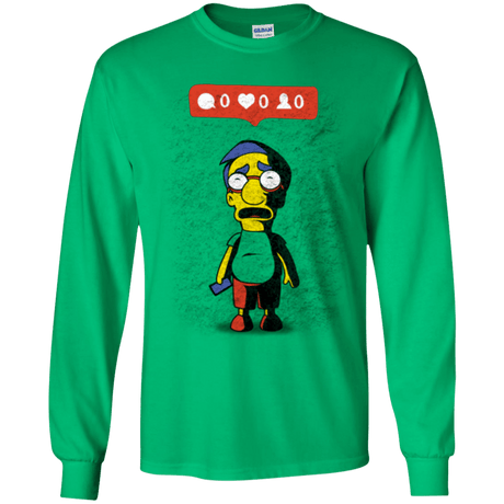 T-Shirts Irish Green / YS Nobody Likes Him Youth Long Sleeve T-Shirt